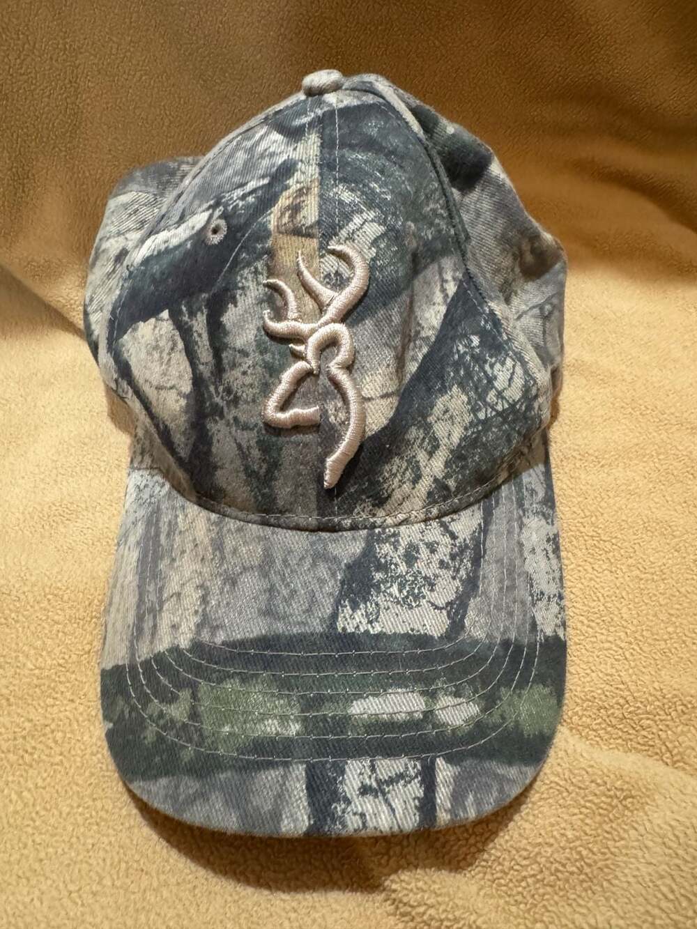 Browning Buckmark Camouflage Hunting Hat Cap Embroidered Strapback